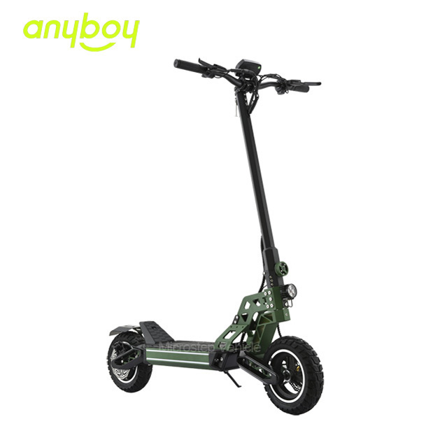 Trottinette électrique mate pliable pour adultes lourds