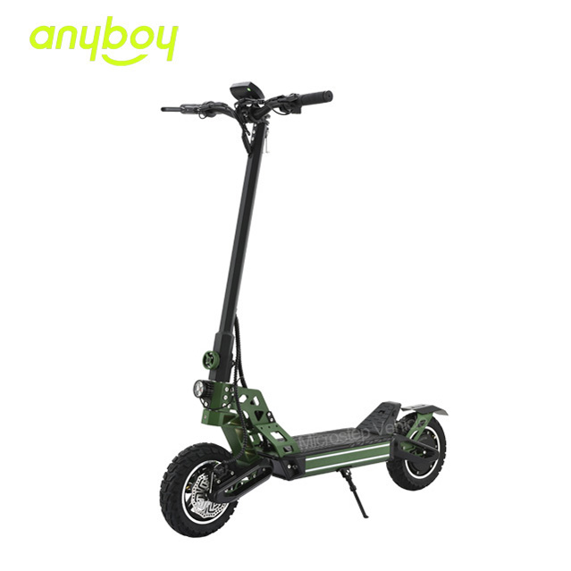 Trottinette électrique mate pliable pour adultes lourds